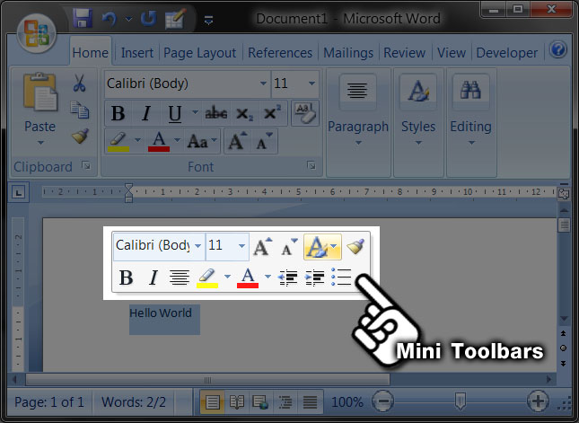 mini toolbar2